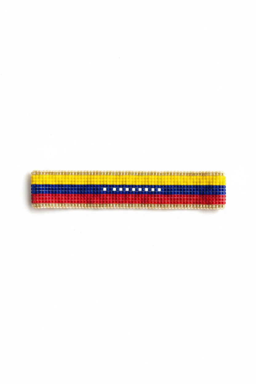 Pulserita con la bandera