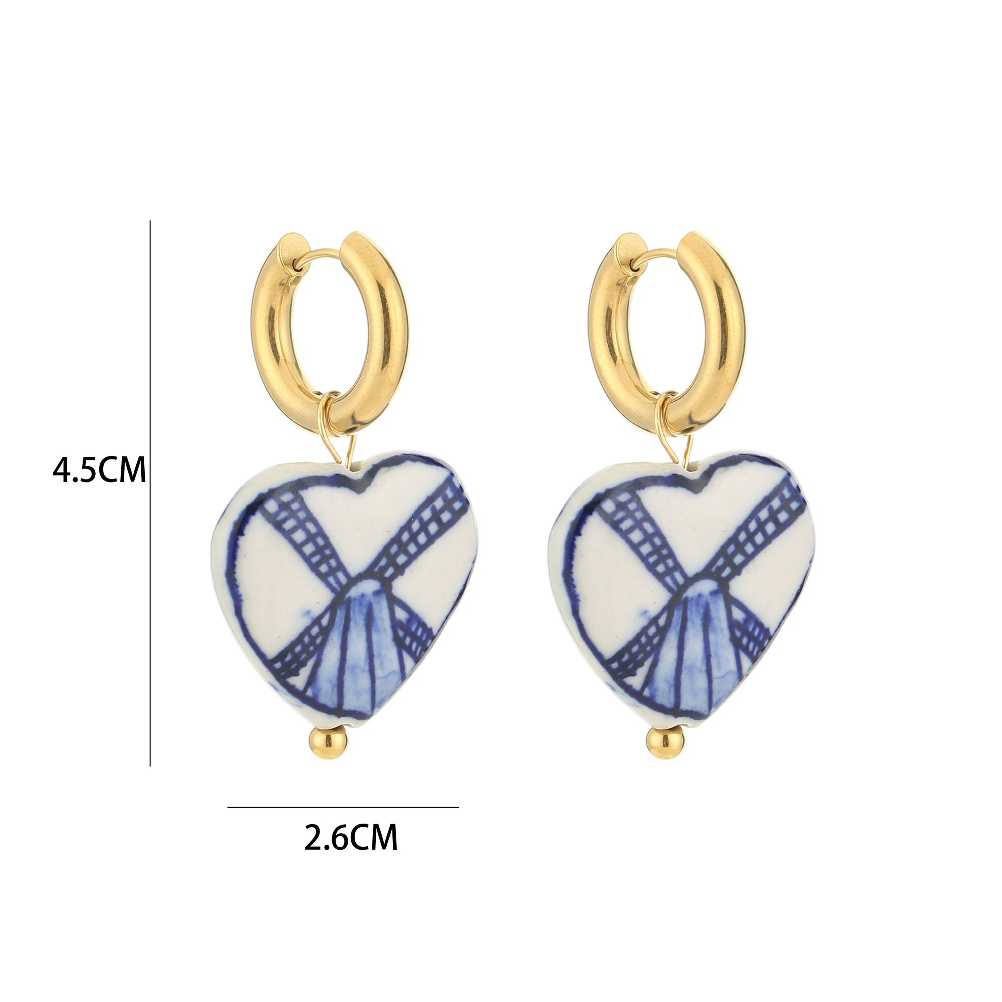 Molen Heart Earrings