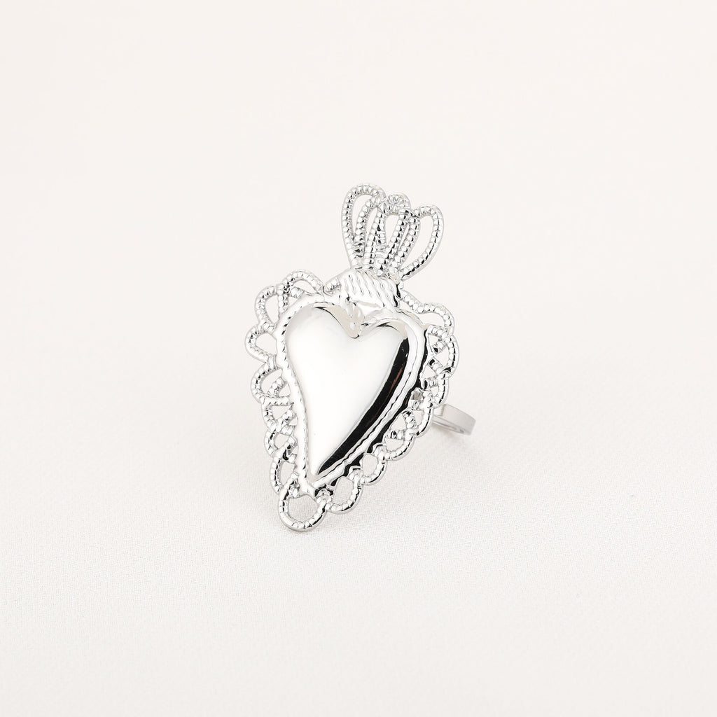 Sagrado Corazón Ring Zilver