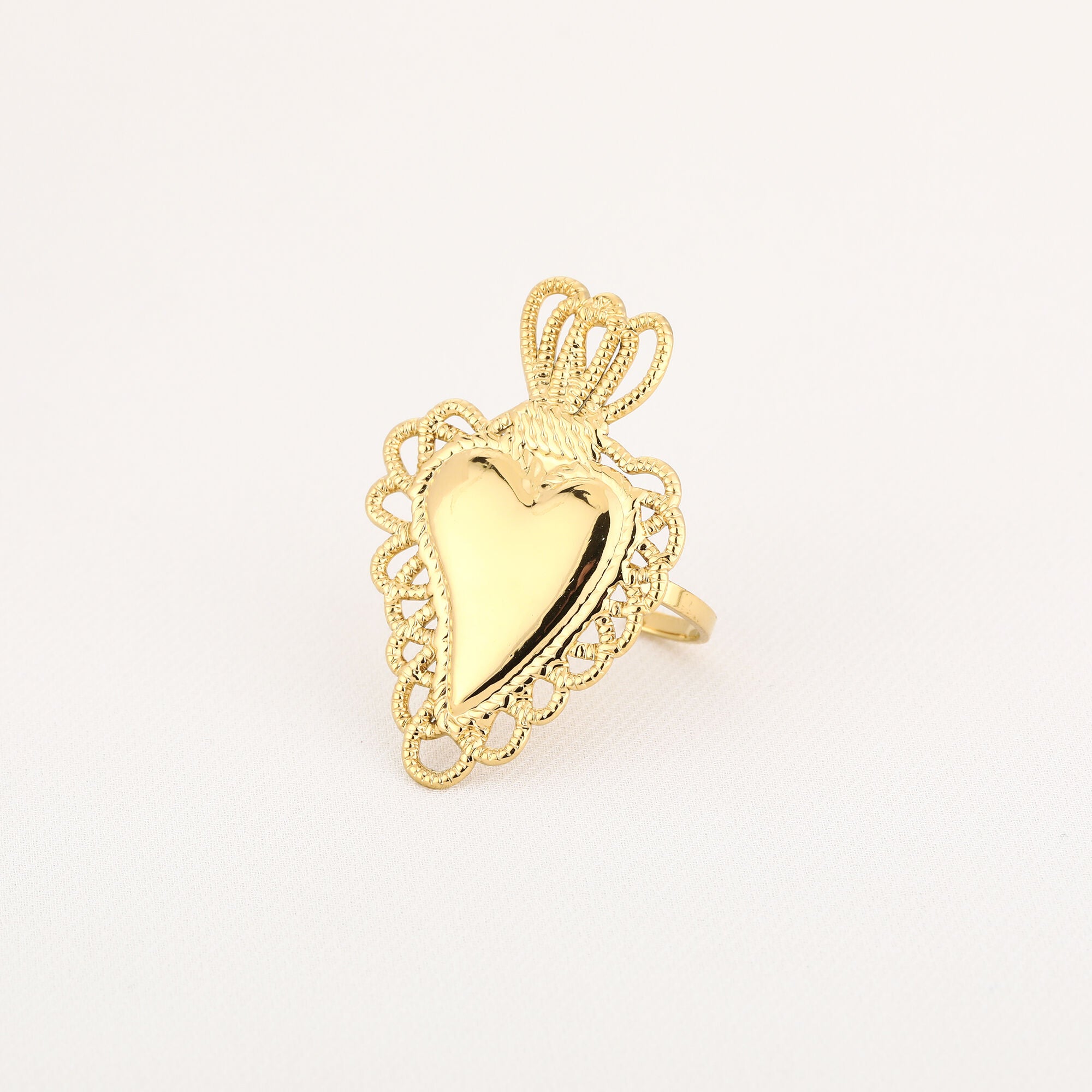 Sagrado Corazón Ring Goud