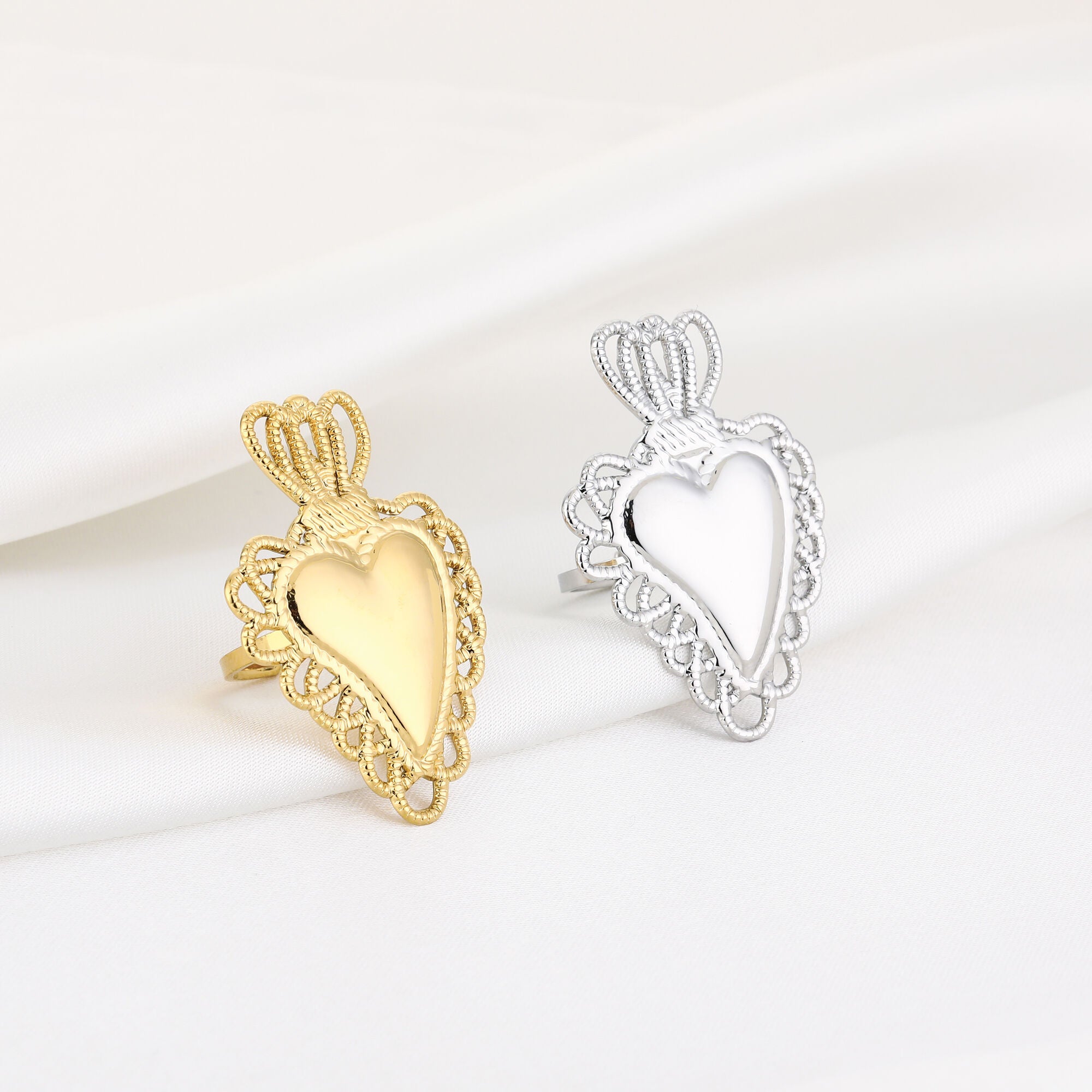 Sagrado Corazón Ring Goud