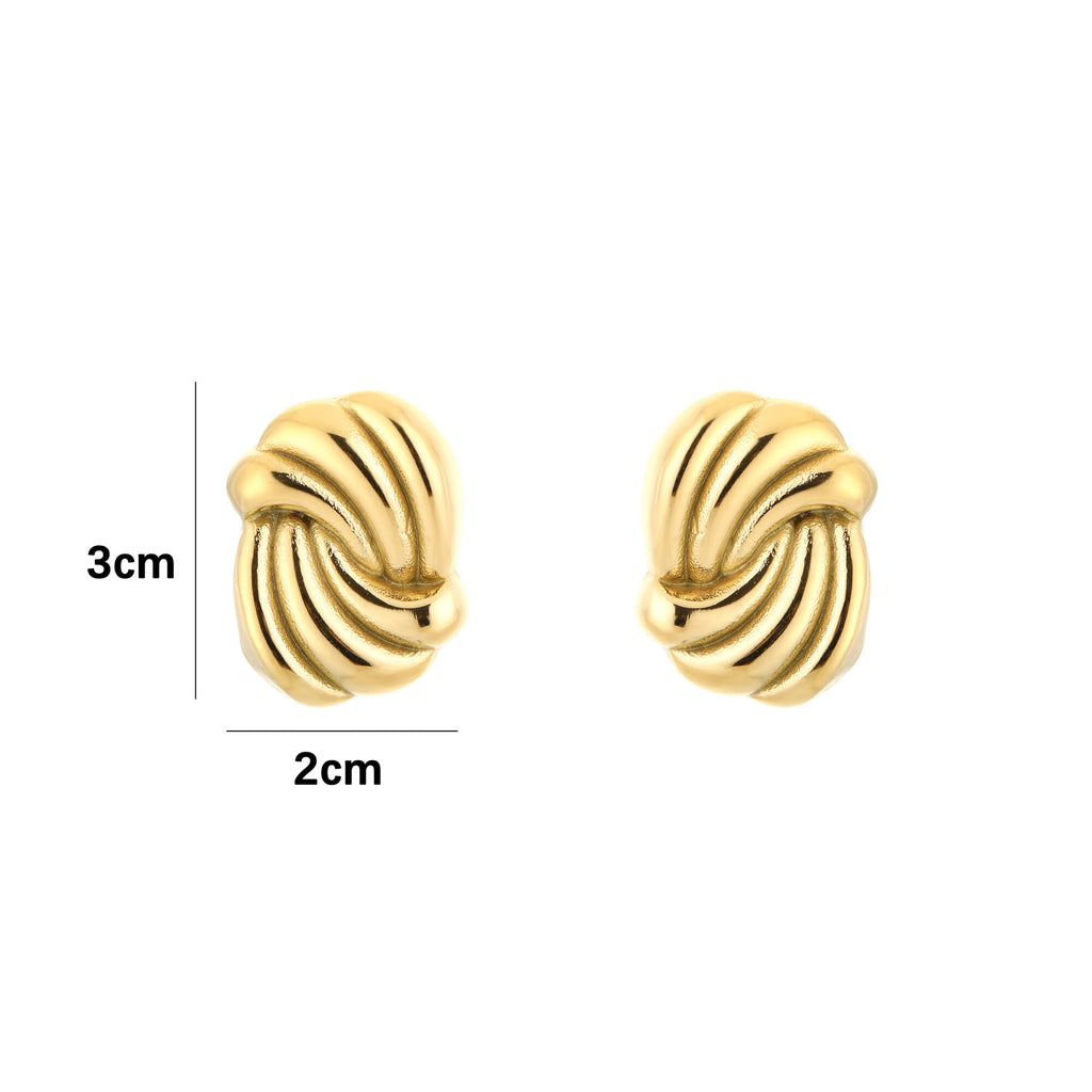 Mochima Waves Earrings Gold